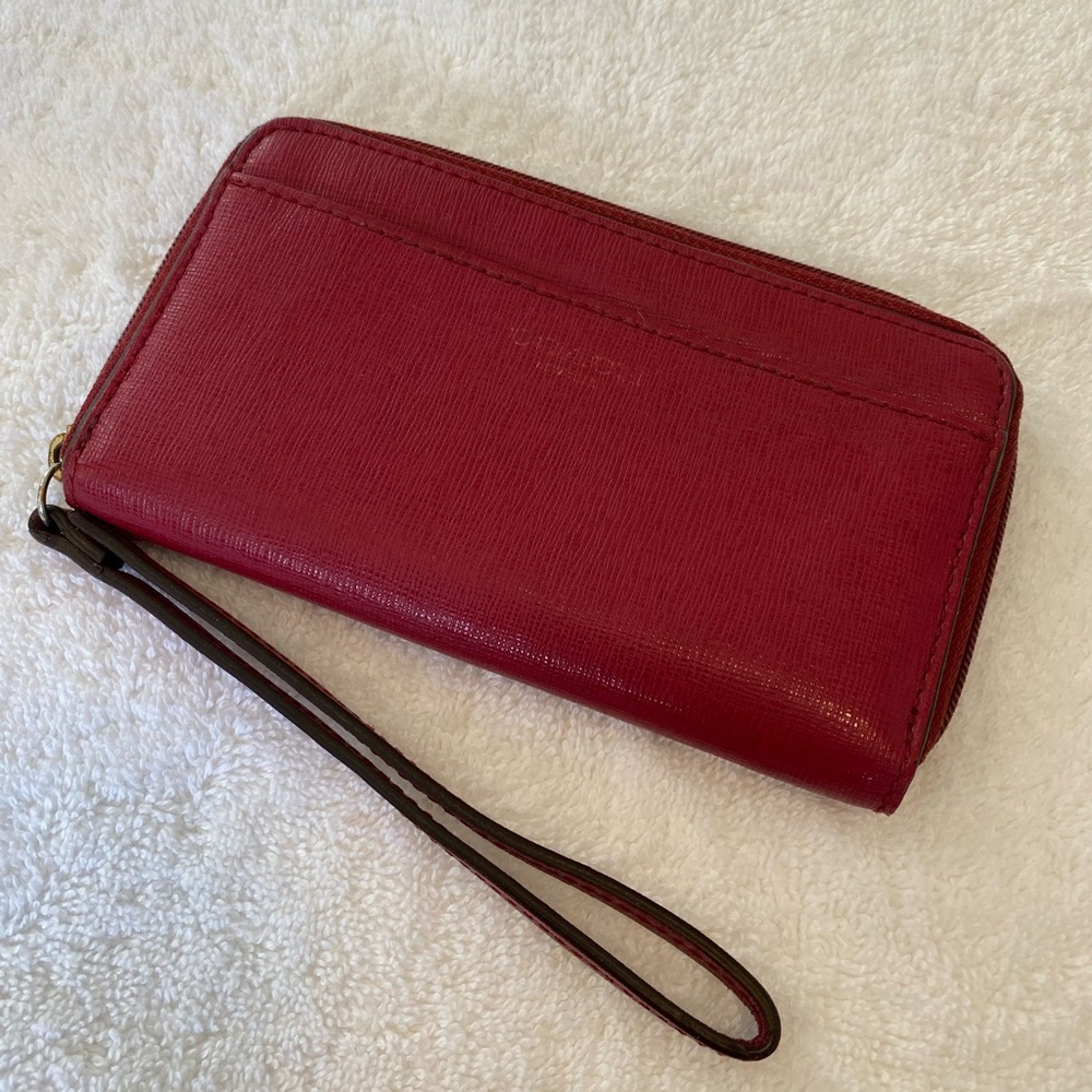 Coach zip wallet